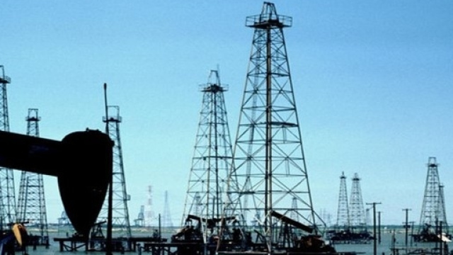 Alcuni pozzi di petrolio in Arabia Saudita