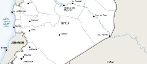 Mapa da S&iacute;ria. Cr&eacute;dito: Pixabay