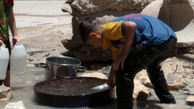 Il dramma delle risorse idriche nella citt&agrave; assediata di Aleppo, foto Remocontro
