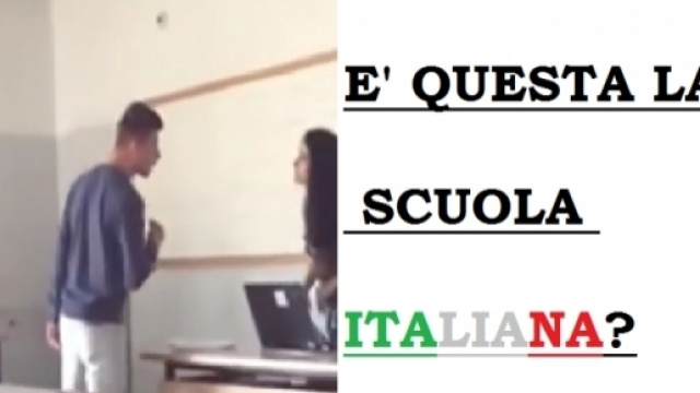 Una scena del video dell'aggressione.