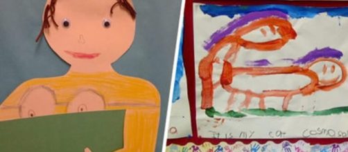 Desenhos feito por crian&ccedil;as que confundem