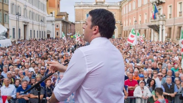 Il presidente del Consiglio, Matteo Renzi