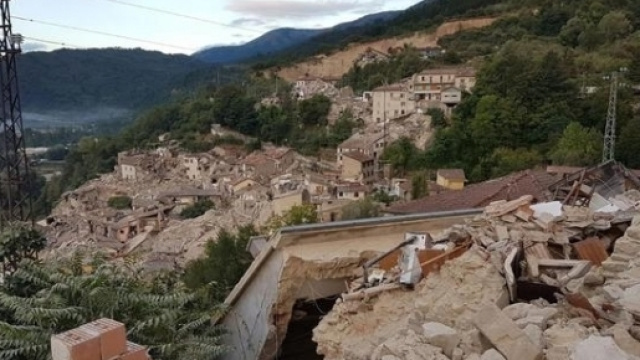 Le rovine di Pescara del Tronto