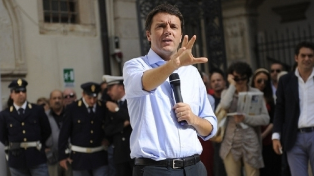 Matteo Renzi a Sulmona (L'Aquila) nel 2012