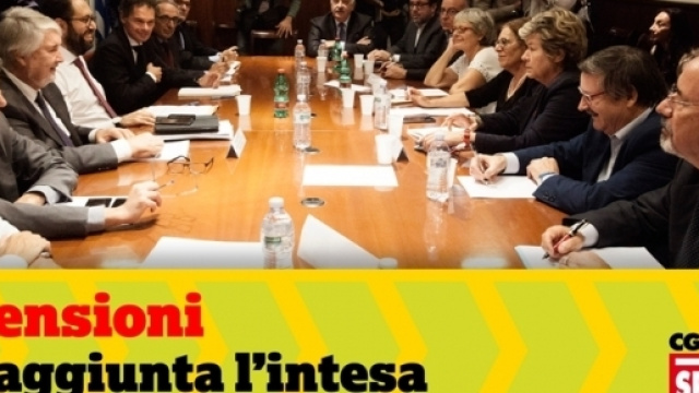 Riforma pensioni, raggiunta l'intesa tra il Governo Renzi e i sindacati