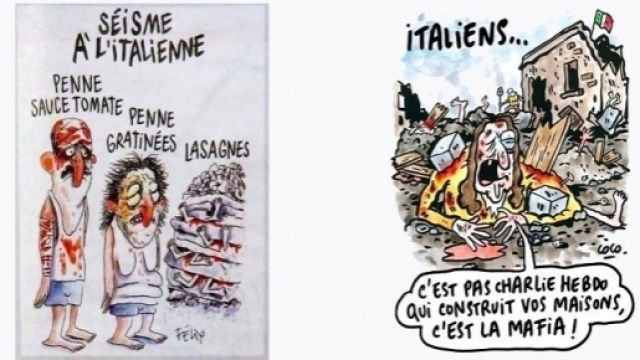 Contestata la satira di Charlie Hebdo