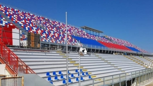 I lavori allo Stadio Comunale "Ezio Scida"