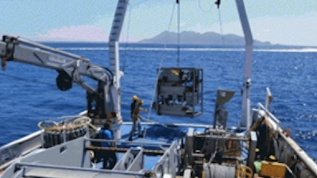 La nave oceanografica Urania del Cnr.