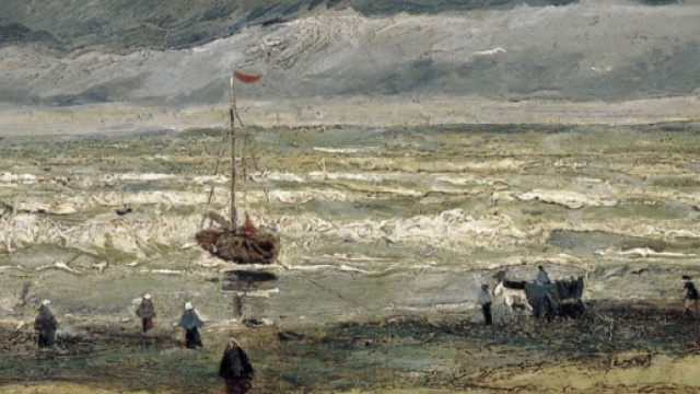 La spiaggia di Scheveningen durante un temporale di Van Gogh