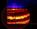 Jupiter´s North Pole unlike anything that has been observed before