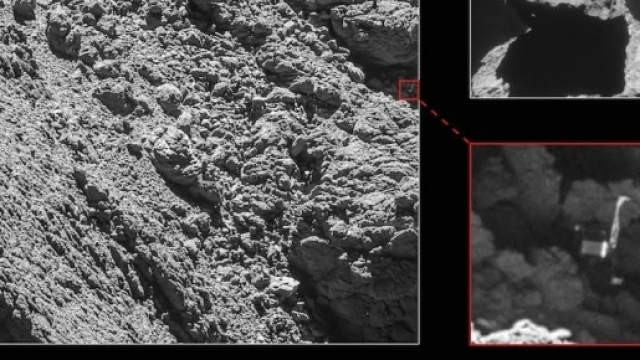Il ritrovamento di Philae grazie alla sonda Rosetta