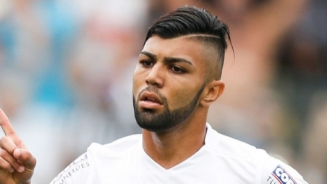 Gabigol, con la maglia del Santos.