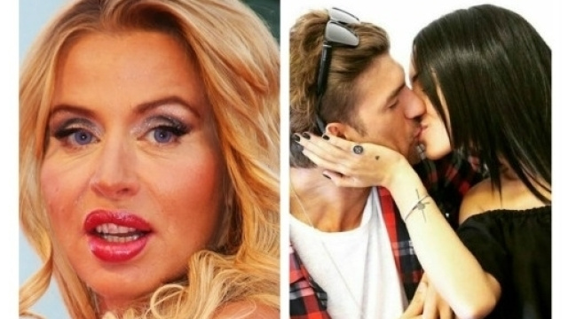 Valeria Marini tra Giulia e Andrea
