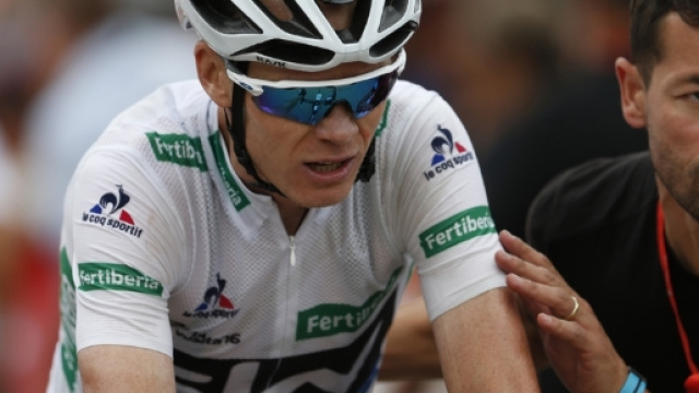 Chris Froome, una giornataccia nella tappa di Aramon Formigal