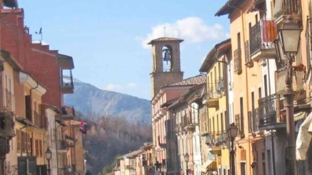 Il paese di Amatrice prima del terremoto