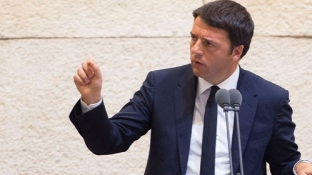 Il presidente del Consiglio, Matteo Renzi