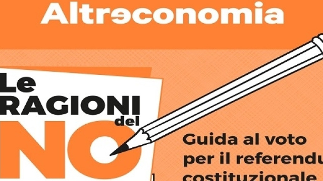 La copertina del libre sulle ragioni del non al referendum.