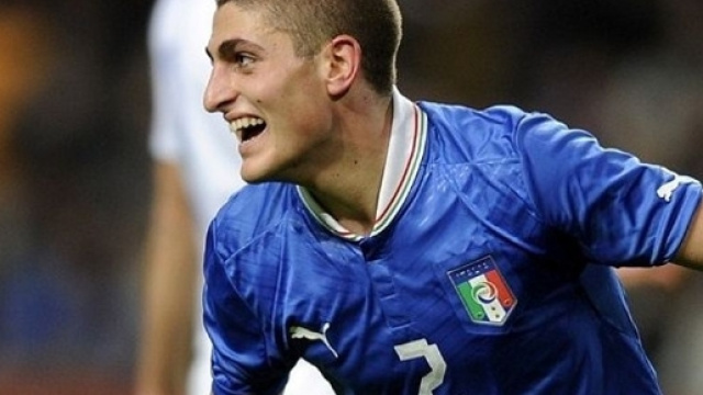 Marco Verratti con la maglia della nazionale.