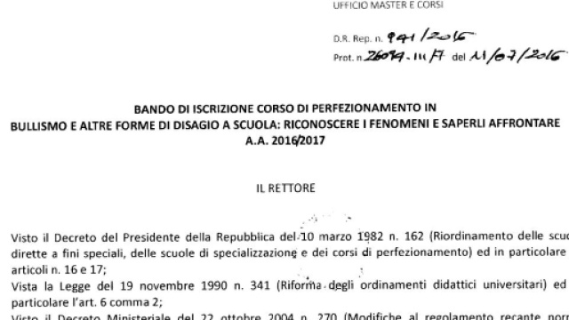 Come partecipare al Bando sul Bullismo
