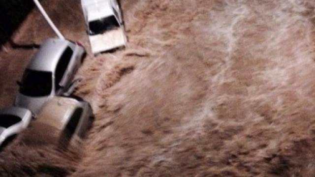 Maltempo: fiume ingrossato dalle piogge