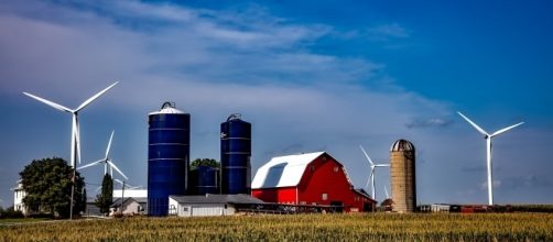 wind farm tpsdave, Pixabay.com creative commons license