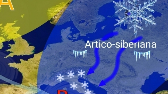 Correnti artico siberiane porteranno il gelo al sud Italia