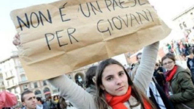 l'Italia non &egrave; un paese per giovani