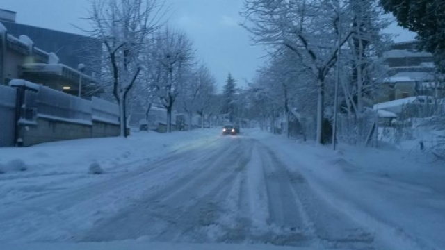 Maltempo: ancora neve su Lanciano e il Frentano (FOTO) - Videocitt&agrave; - videocitta.it