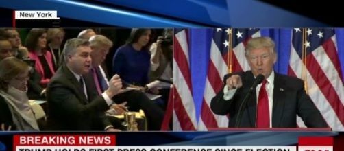 Donald Trump and CNN, via Twitter