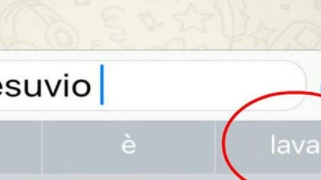 Ecco cosa compare sulla tastiera predettiva