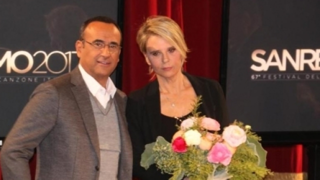 Festival di Sanremo 2017: Carlo Conti e Maria De Filippi conduttori.