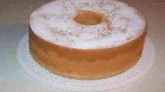 La torta americana Angel food cake