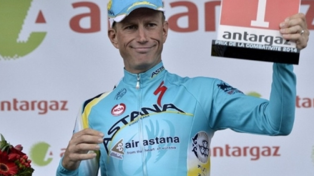 Lieuwe Westra in maglia Astana