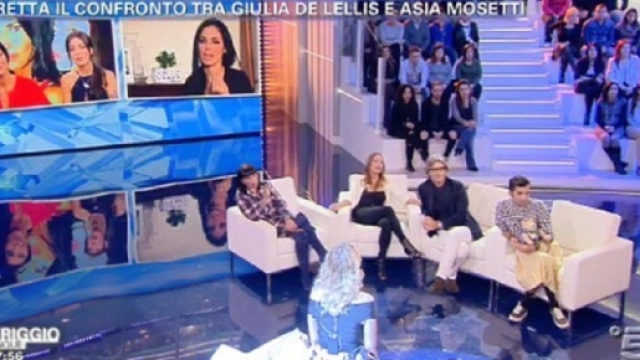 Rissa in diretta a Pomeritggio5