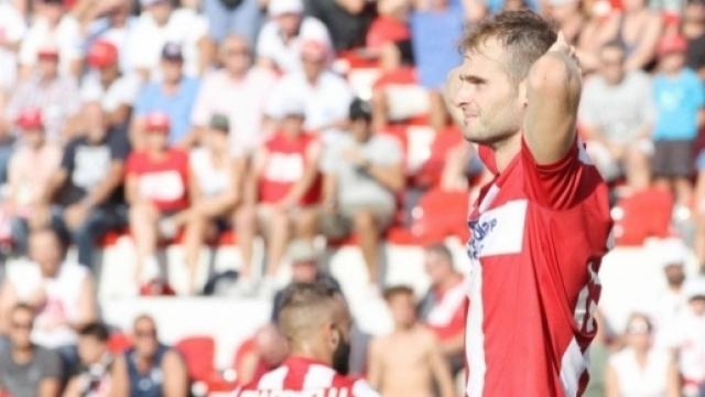 Filip Raicevic attaccante del Vicenza.