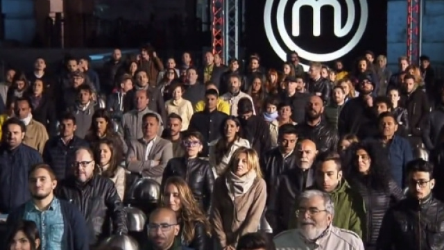 Il pubblico di Masterchef 6 ripreso negli studi Sky