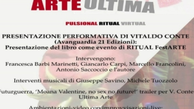 Locandina evento Vitaldo Conte da Exibart