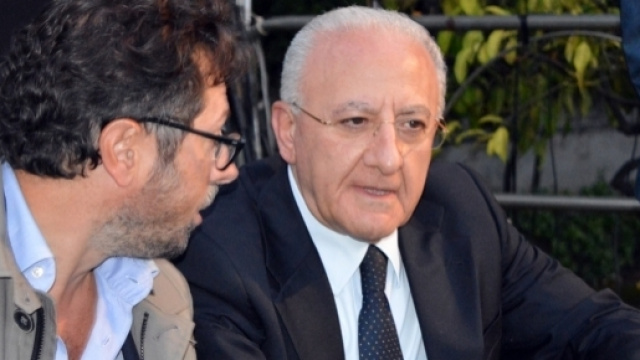 presidente della Regione Campania Vincenzo De Luca