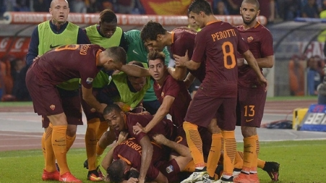 Esultanza Manolas vs Internazionale