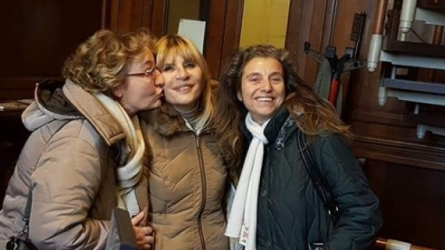 Gemma Galgani con alcune amiche