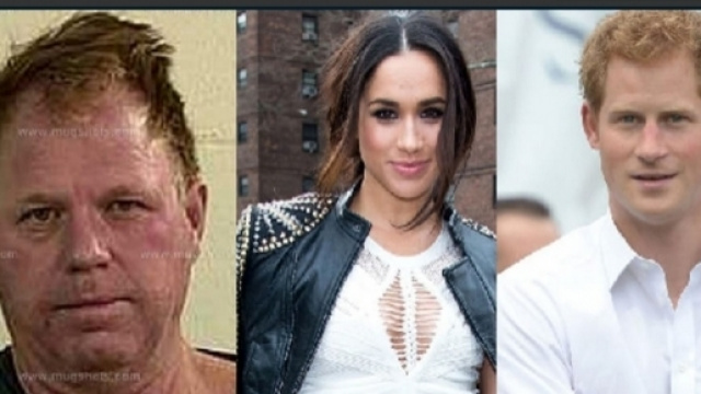Meghan, Harry e Thomas Markle, fratello della fidanzata del principe Credits: Twitter
