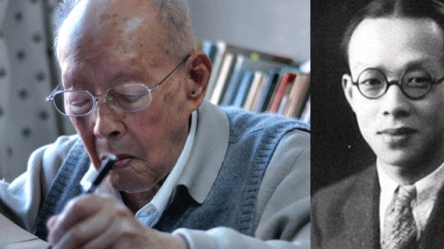 Zhou Youguang (montage Jef T. ; photo ong C - Own work, CC BY-SA 3.0 & DR), cr&eacute;ateur du pingyin, d&eacute;c&eacute;d&eacute; &agrave; 111 ans