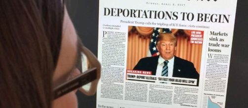 El Boston Globe imagina a Trump como presidente