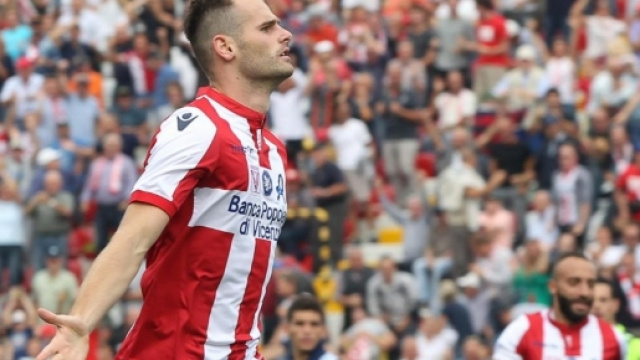 Filip Raicevic, attaccante del Vicenza.