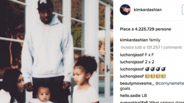 Kim Kardashian, Kanye West e i figli North e Saint West Credits: