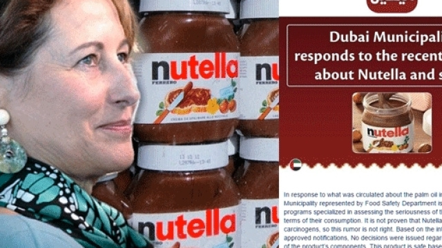 S&eacute;gol&egrave;ne Royal confort&eacute;e par Duba&iuml; : serait-ce un complot international pour d&eacute;douaner le Nutella de sa nocivit&eacute; canc&eacute;rig&egrave;ne pr&eacute;sum&eacute;e ? ;-)