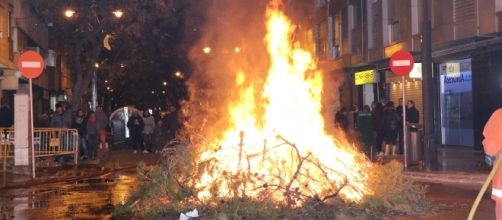 La festividad de San Antonio en la Comunidad Valenciana en Torrente.