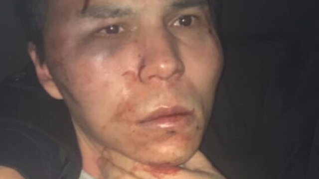 Arrestato in un blitz notturno dell'antiterrorismo della polizia turca. Foto: Cnn turk