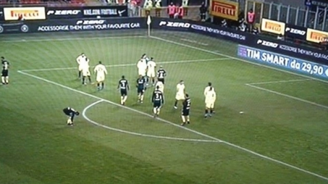 Coppa Italia: una fase di Inter-Bologna