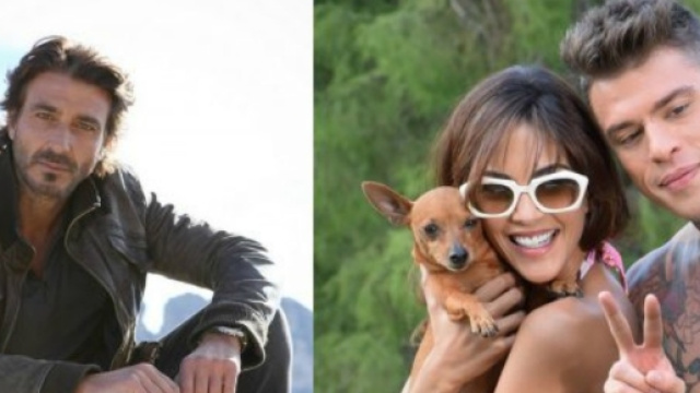 Daniele Liotti, Rocio e Fedez un una scena di "Un passo dal cielo 4"